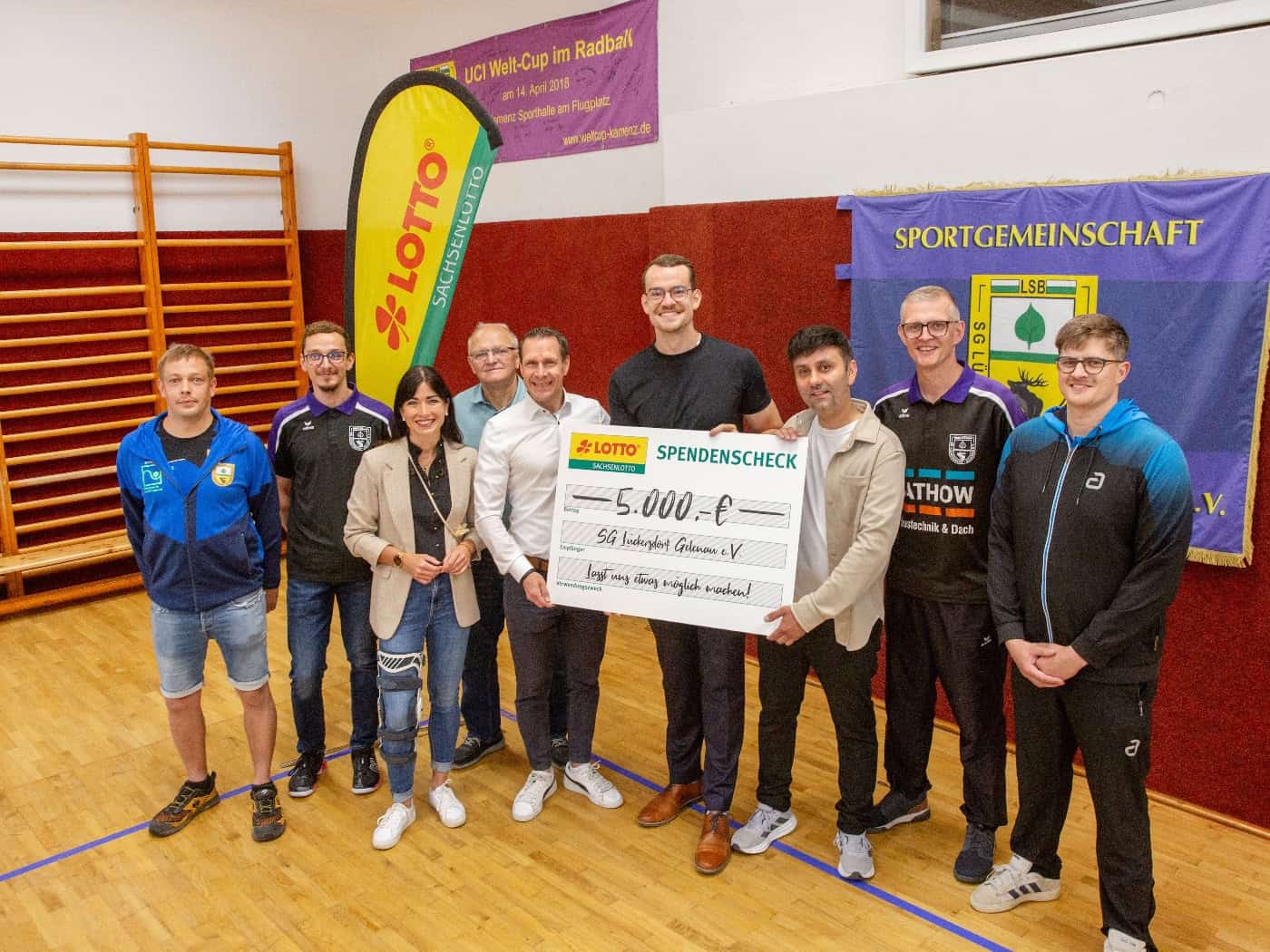 5.000 Euro für den Breitensport in Gelenau