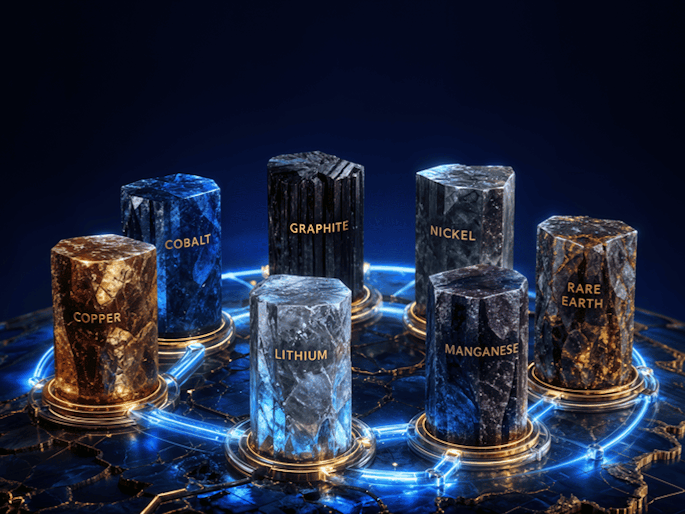 Coveted materials: The demand for critical raw materials is growing worldwide.
