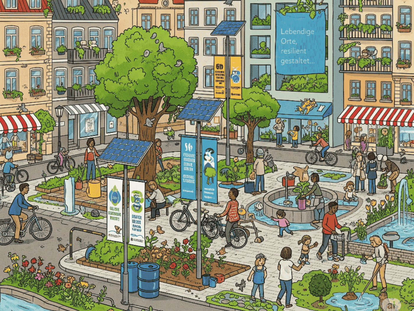 Nossen macht Schule klimafit: Umbau des Hofs startet