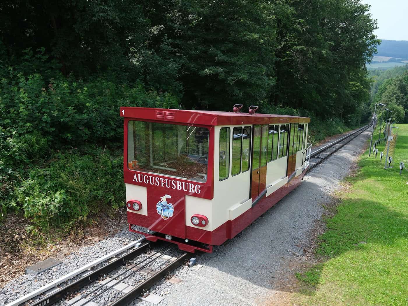 After a thunderstorm: Funicular near Chemnitz out of service
