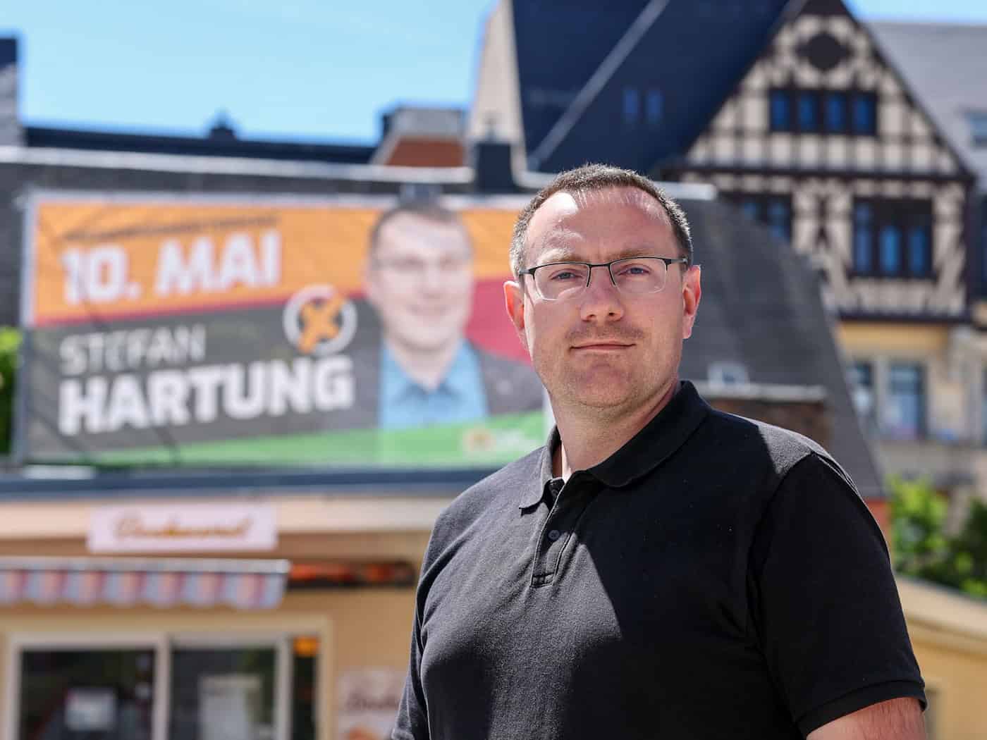 Wahlduell: Rechtsextremist greift nach OB-Posten in Aue
