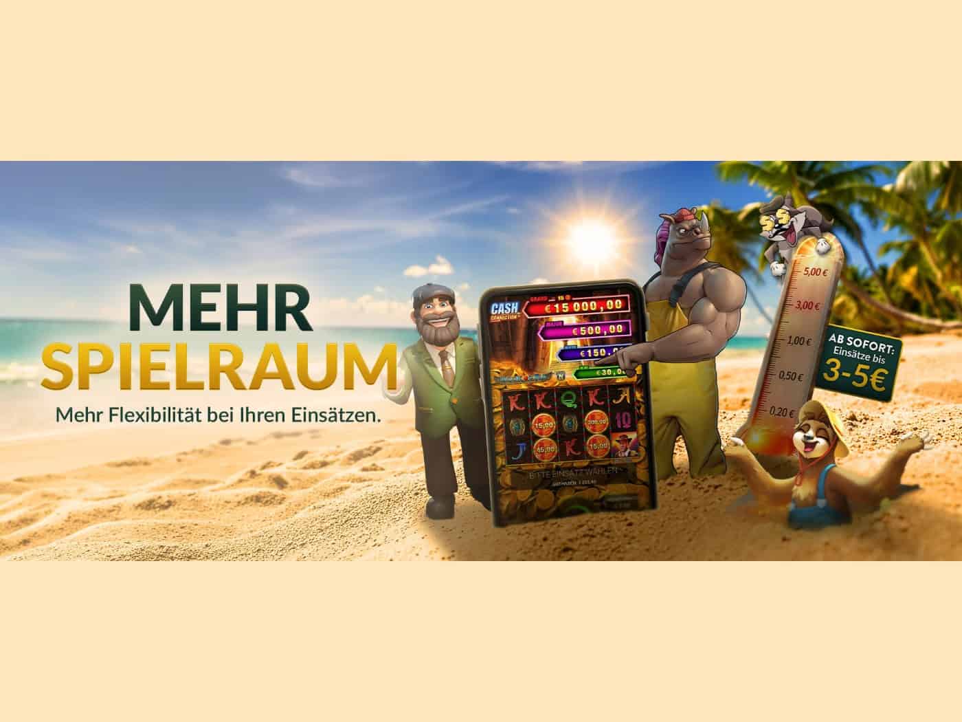 Online Slots mit höheren Einsätzen bei DIE SPIELBANK – Mehr Flexibilität für erfahrene Spieler