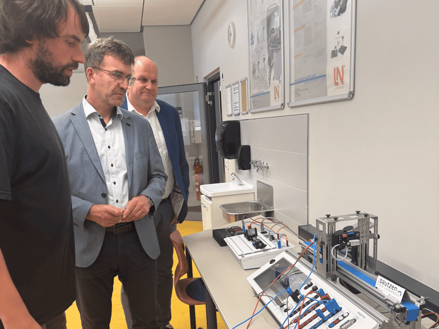 Moderne Technik für die Ausbildung im Berufsschulzentrum Bautzen
