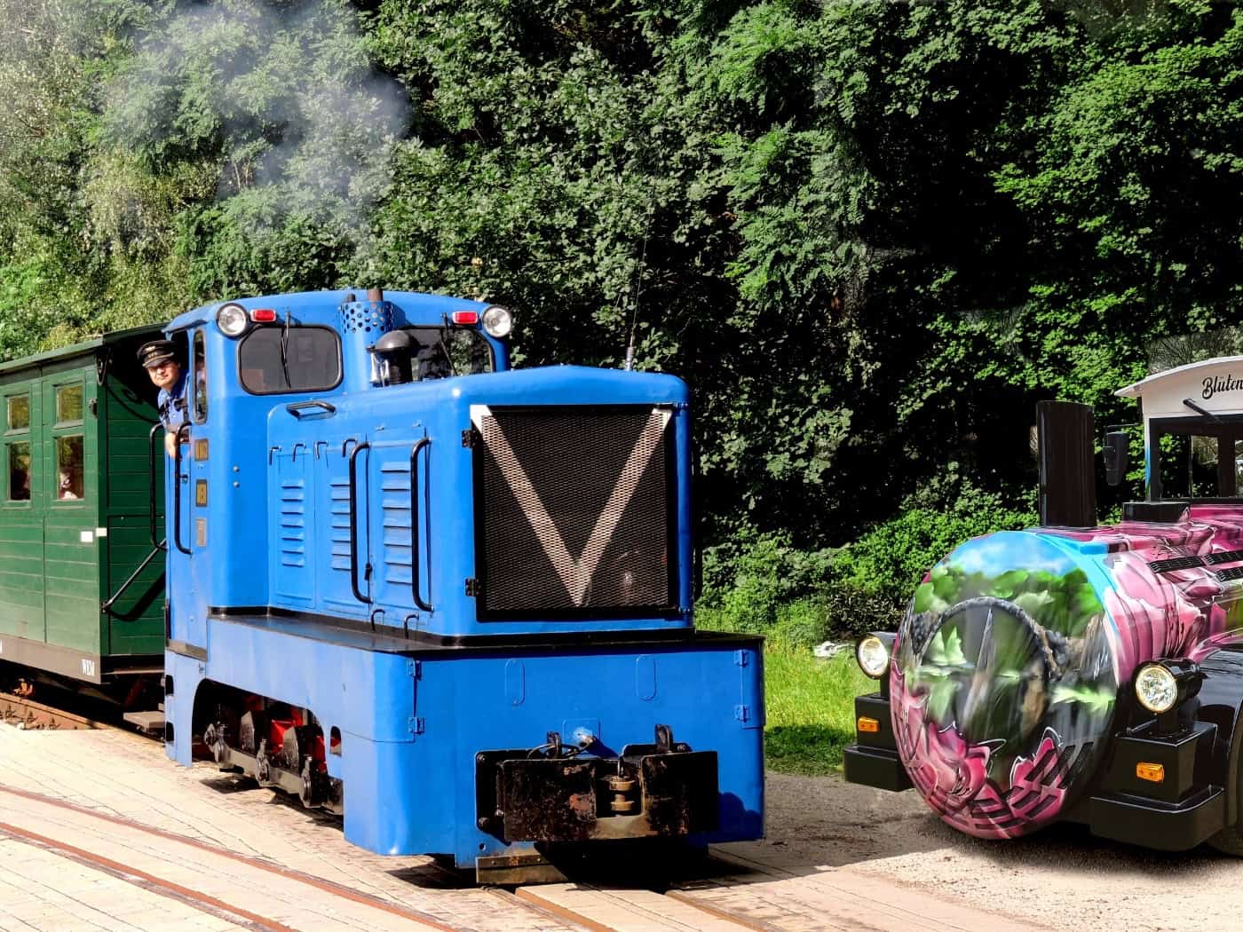 Ferienfahrten bei der Waldeisenbahn Muskau