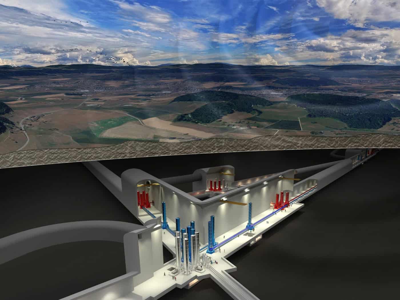 This is what the Einstein Telescope might look like one day. 