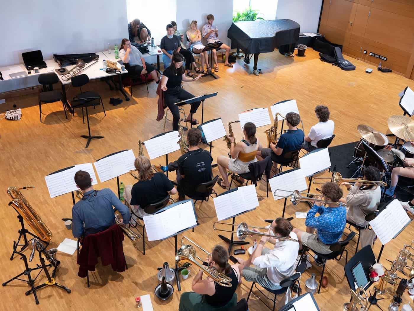 La Orquesta Juvenil de Jazz de Sajonia actúa en Austria