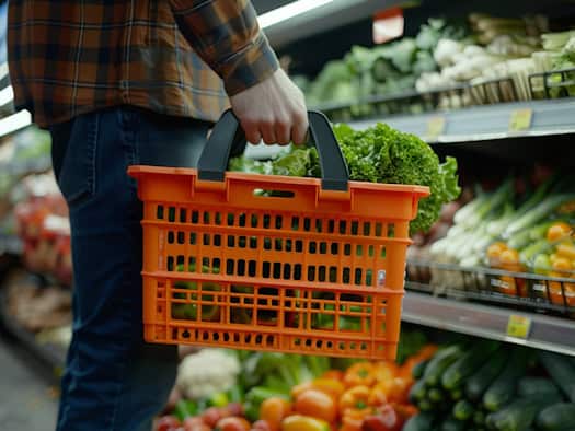 Despite rising prices, some people still put organic food in their shopping carts. 