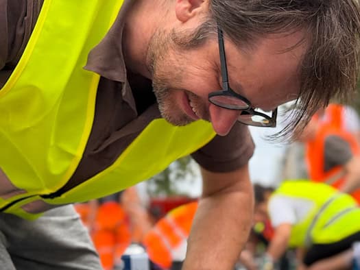 Einsatz an den Leipziger Gleisen | Foto: Leipziger Gruppe