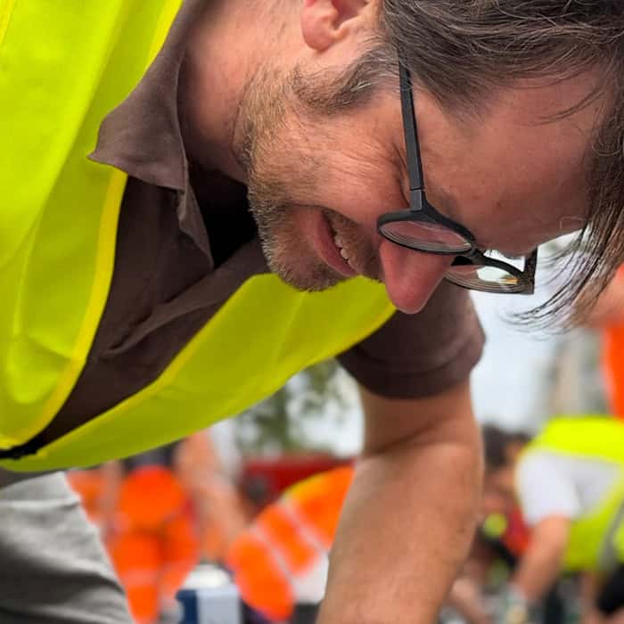 Einsatz an den Leipziger Gleisen | Foto: Leipziger Gruppe