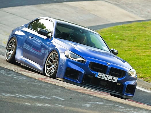 The BMW M2 owned by Mittweida University of Applied Sciences is being put through its paces under race conditions at the Nürburgring.