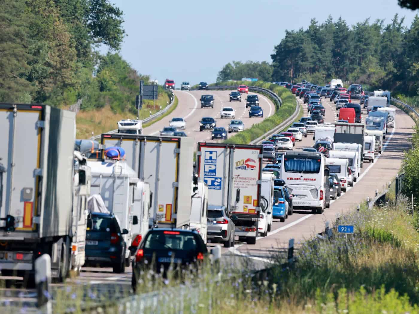 Saxony is the state with the lowest car density relative to its area