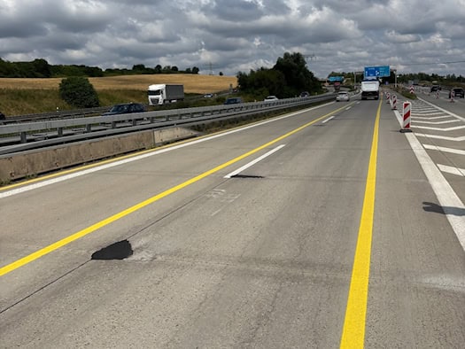 Fahrbahnschäden: A72 am Kreuz Chemnitz acht Tage voll gesperrt