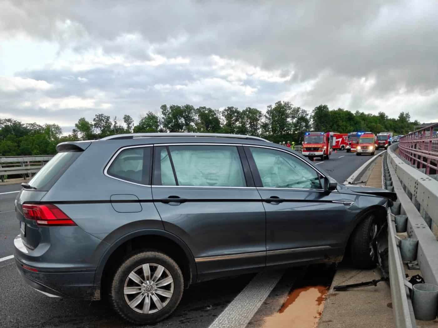 Unfall auf der Autobahn bei Klippphausen führte zu Vollsperrung