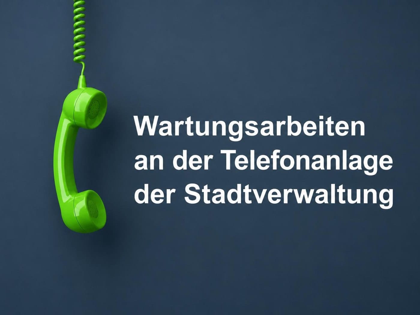 Rathaus Coswig zwei Stunden telefonisch nicht erreichbar