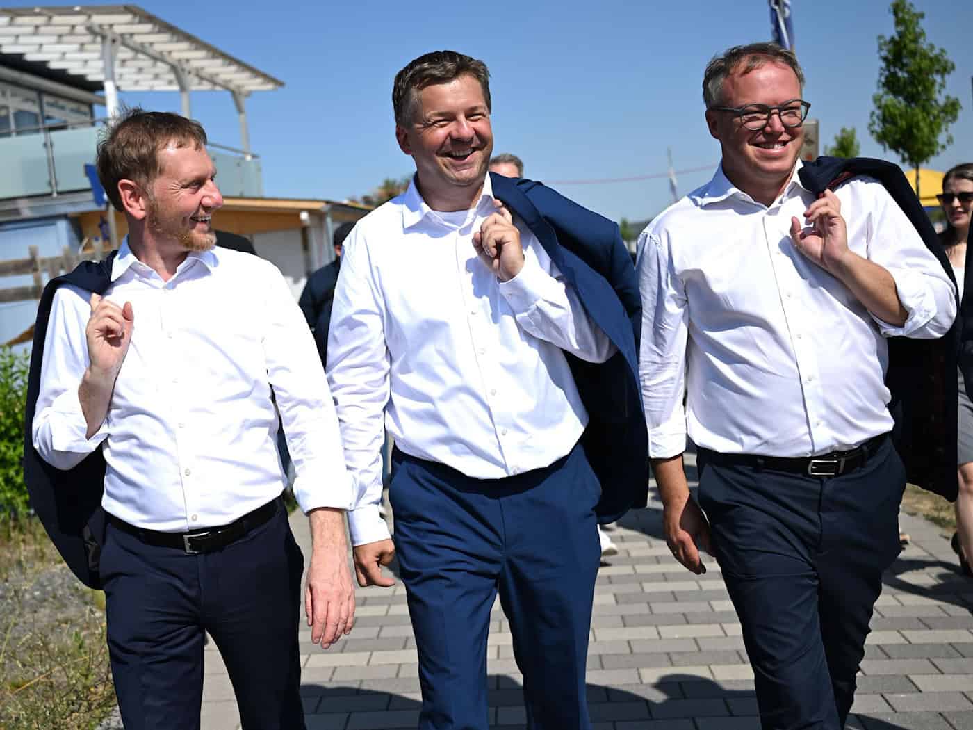 Wie Schulze Wahlkampf-Hilfe aus Sachsen und Thüringen erhält
