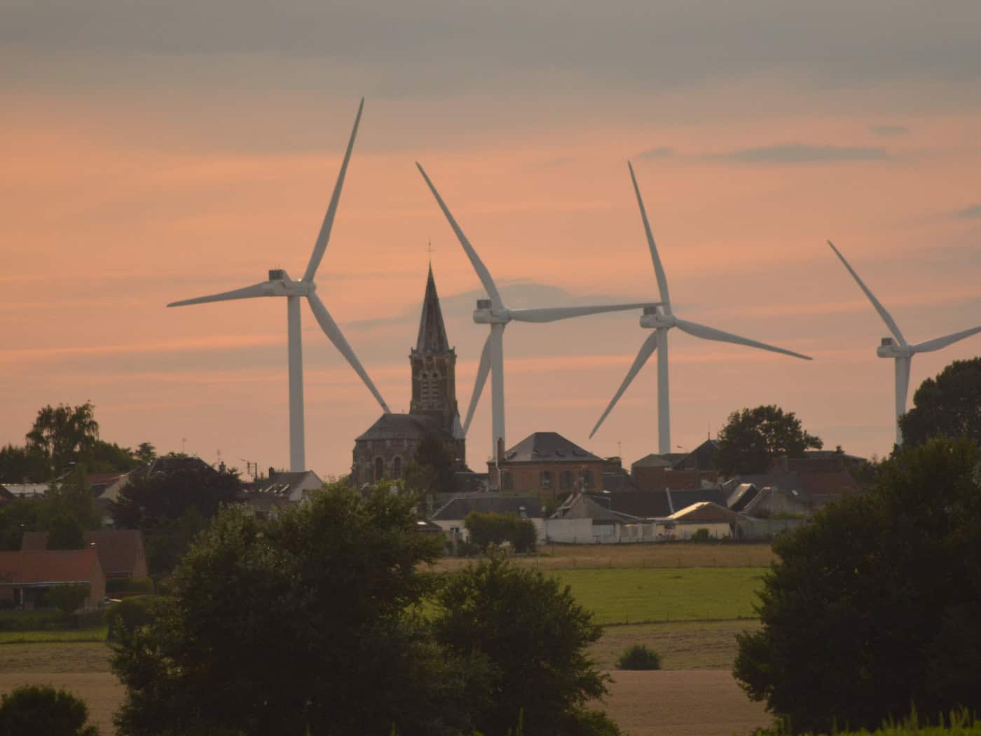Visible wind turbines: Progress for some, a nuisance for others.