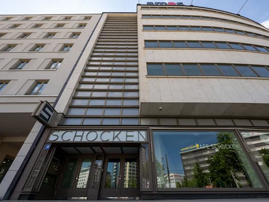 Digitální výstava věnovaná obchodnímu řetězci Schocken