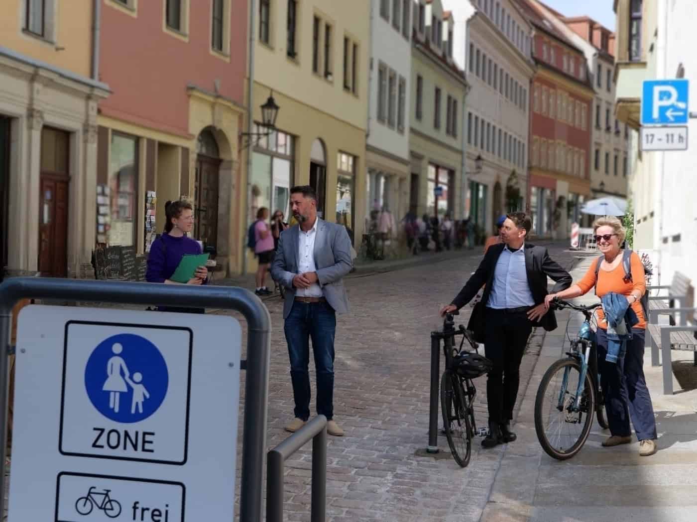 35 neue Fahrradbügel für Meißens Altstadt