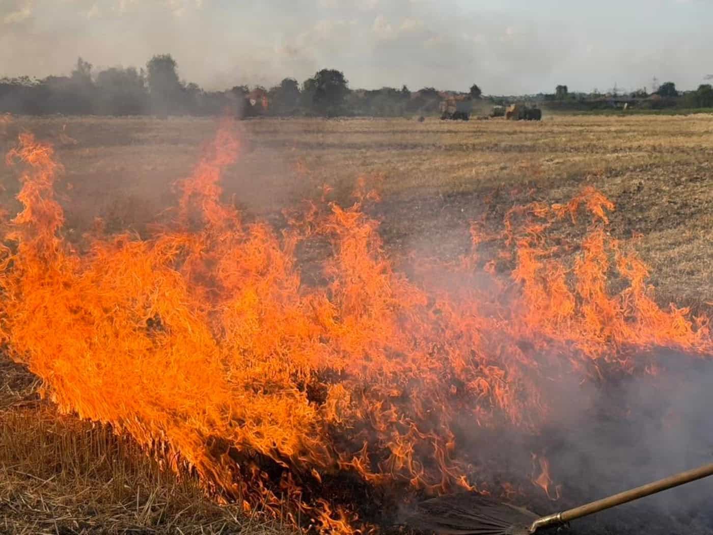 Landkreis Meißen: Feldbrand, Betrug und Böllerschaden
