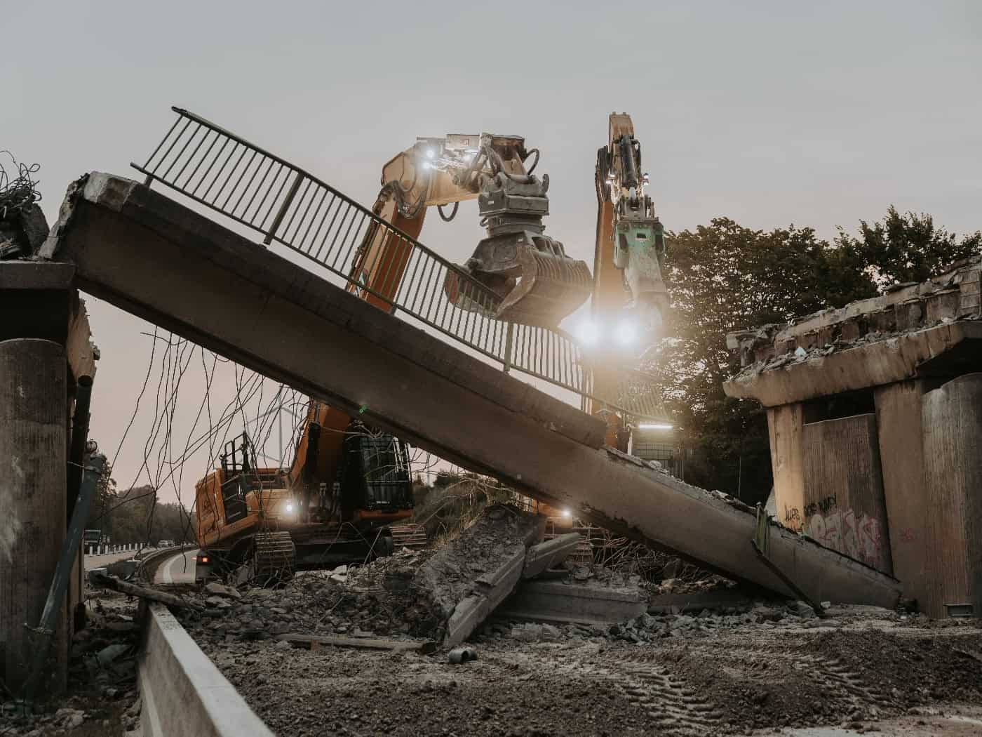 A14 nach Abriss bei Grimma früher wieder frei