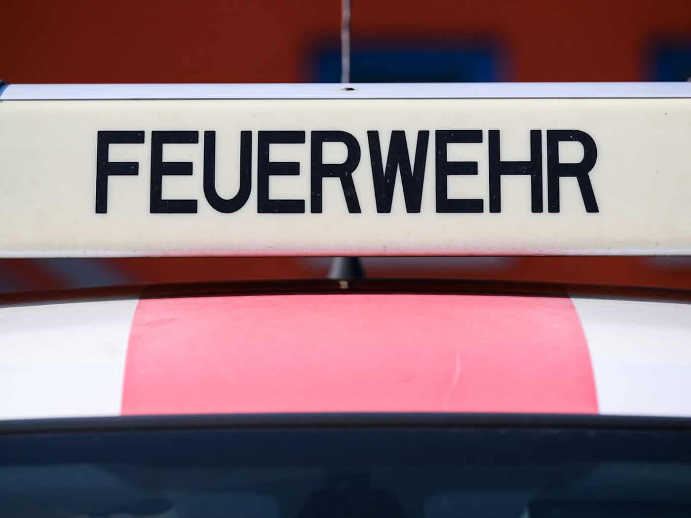 Gewerbegrundstück in Wurzen brennt