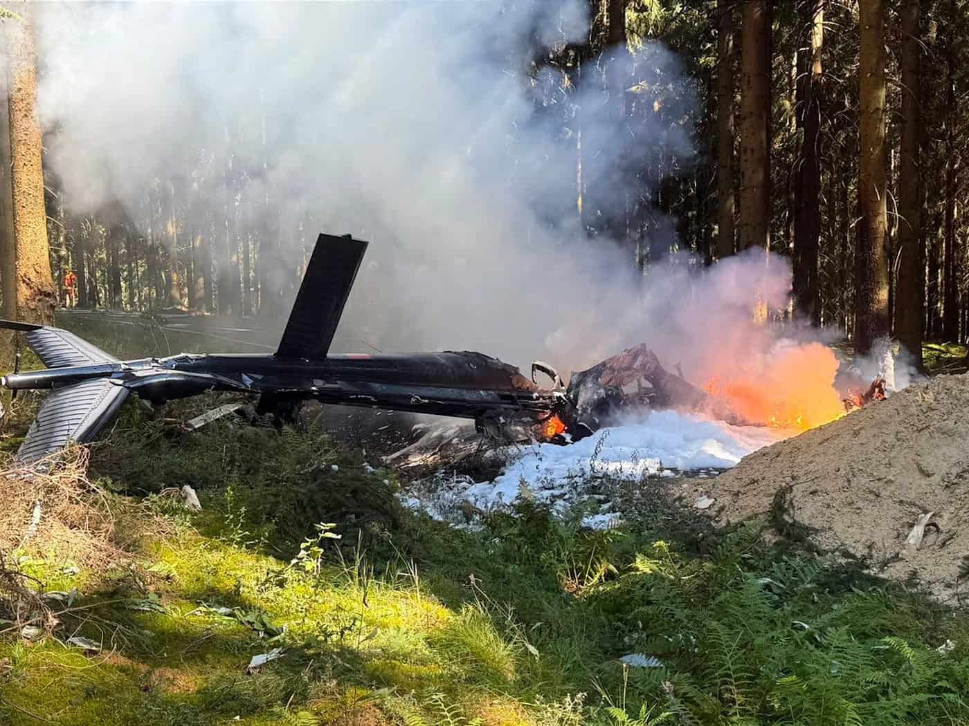 Helikopter je blisko Sehmatala znjezbožił - pilot zemrě