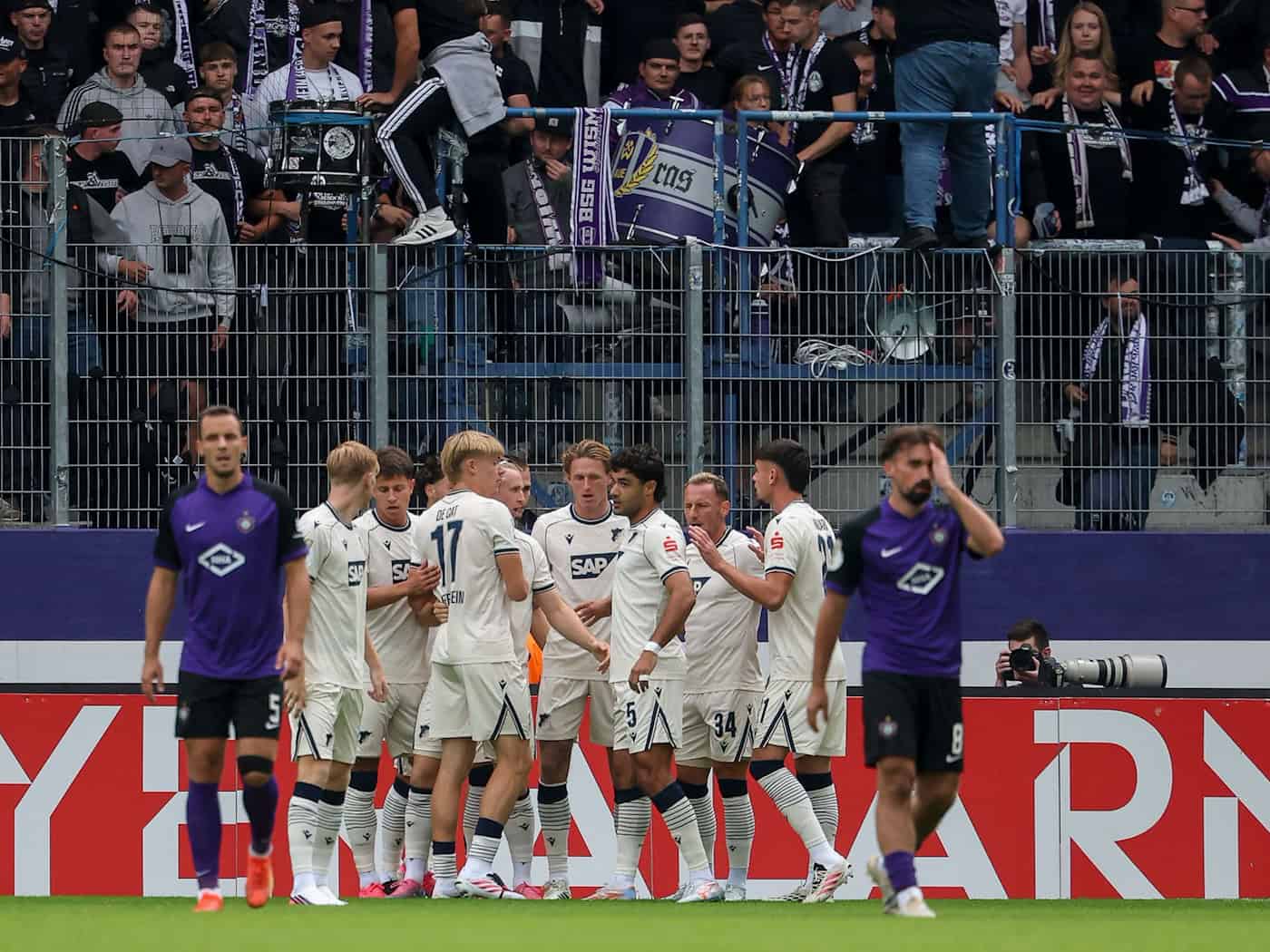 TSG Hoffenheim cruises past third-division relegation team Aue