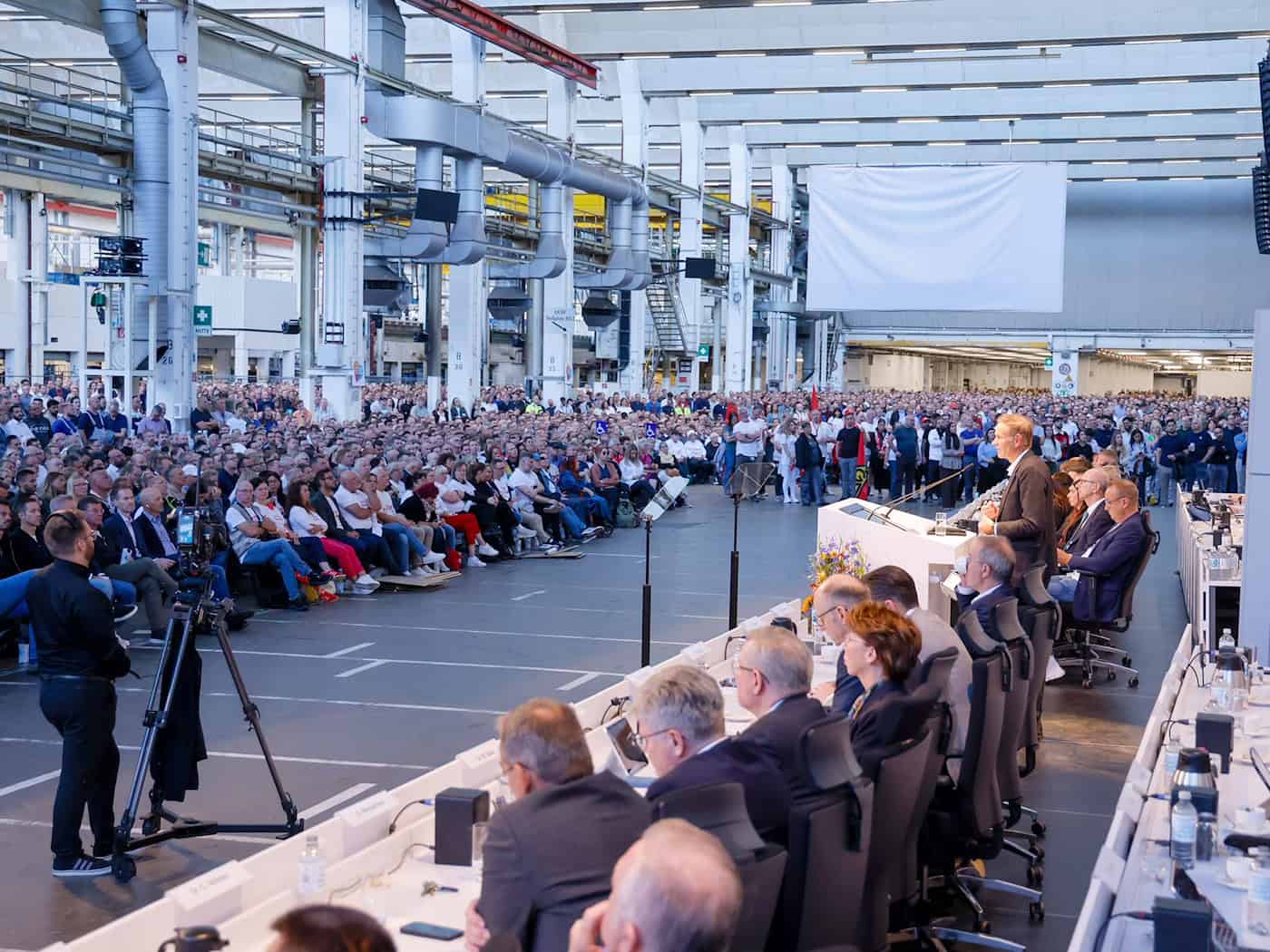 La última reunión de plantilla, por el momento: la situación actual de VW