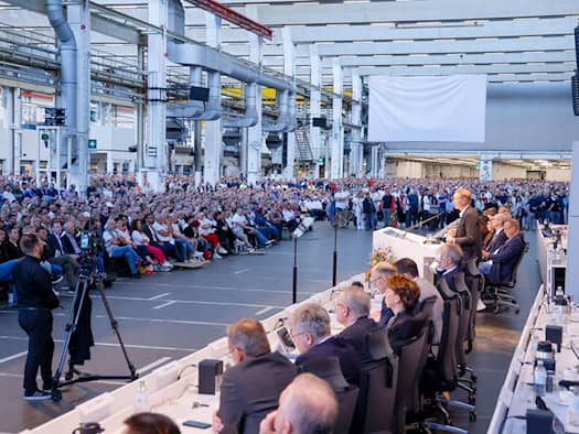 La última reunión de plantilla, por el momento: la situación actual de VW