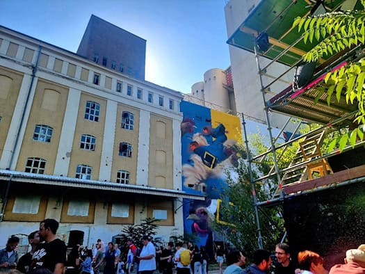 ibug in Riesa verewandelt Industriebrache in Festivalgelände