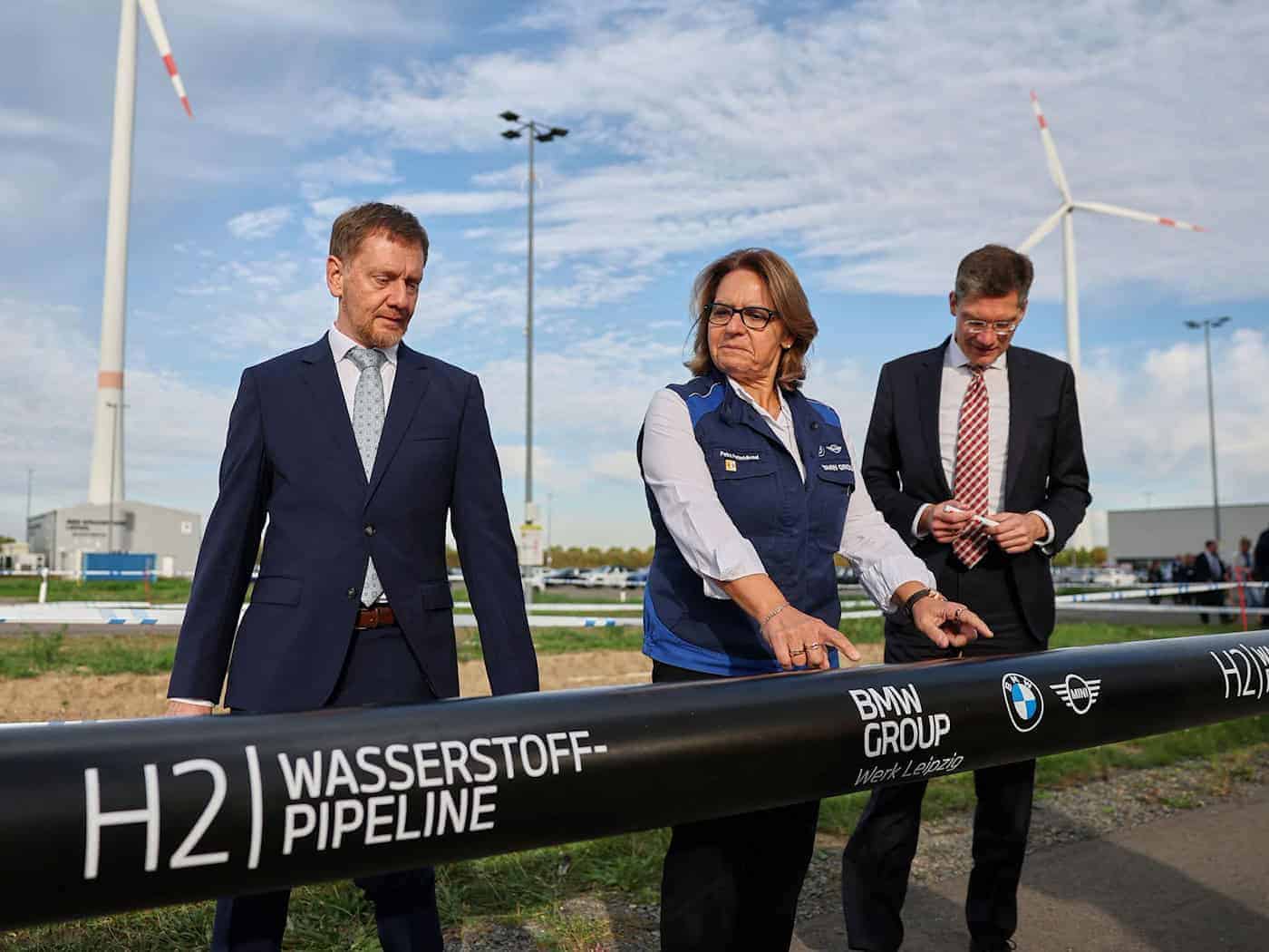 BMW baut Wasserstoff-Pipeline für Leipziger Werk