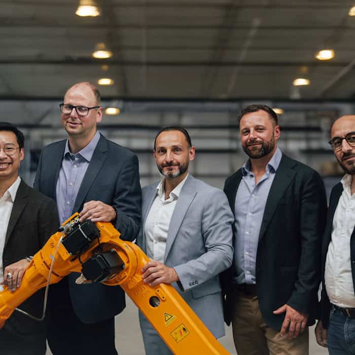 Roboterarm im Industriebereich