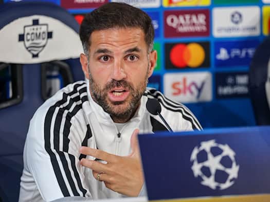 El entrenador del Como, Fábregas, sobre los rumores del RB: «No voy a entrar en detalles»