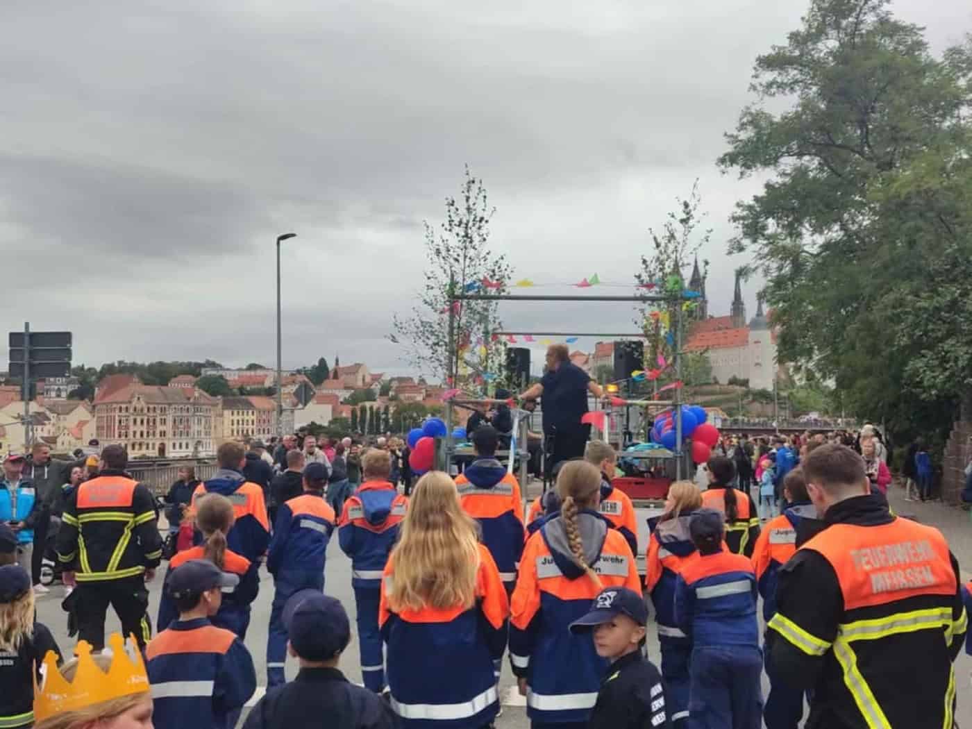 Ruhiges Weinfest für die Feuerwehr Meißen: Kein einziger Einsatz wegen des Festes