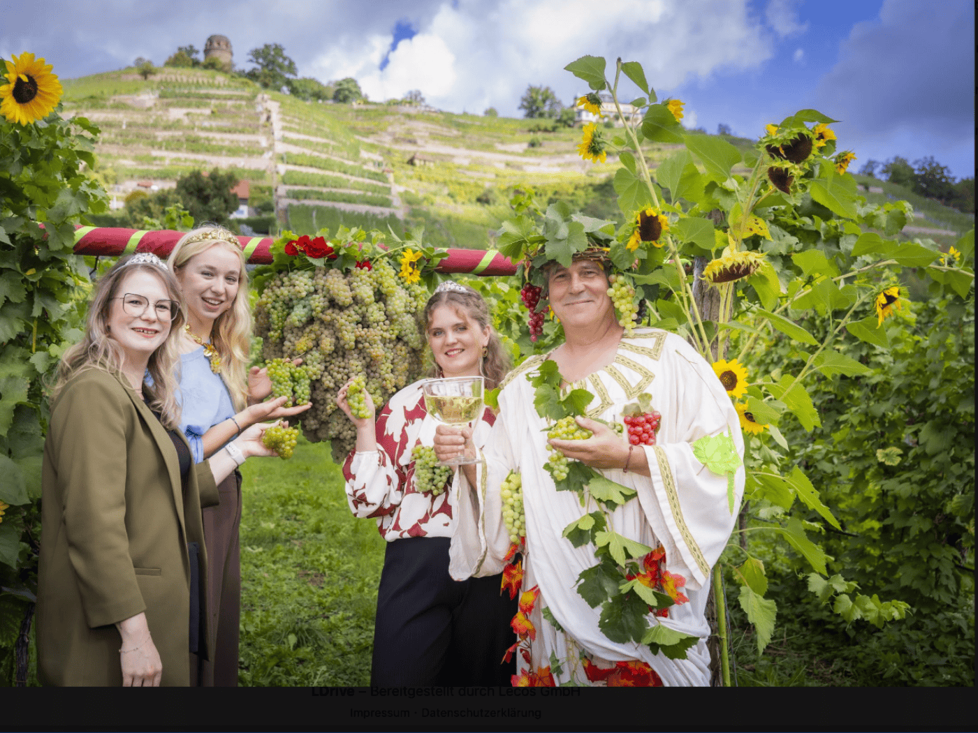 Kalebstraube gebunden: Radebeuler Weinfest kann beginnen