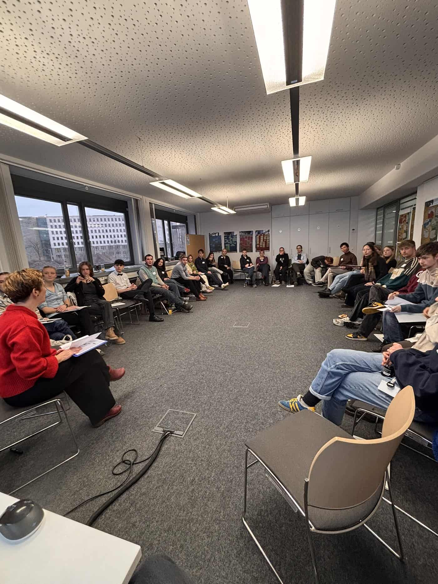 Plenumsdiskussion beim Forum junge Perspektiven