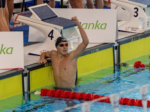 Hardy Frank vom SSV Leutzsch im Einsatz für die deutsche Jugendnationalmannschaft beim CECJM 2026 in Ljubljana