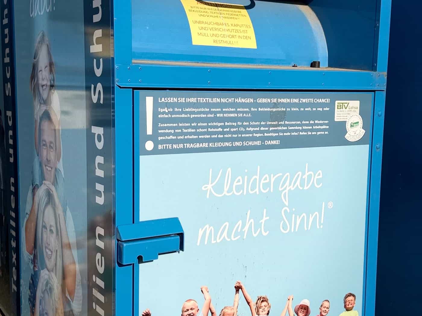 Coswig stellt Altkleidercontainer wieder auf
