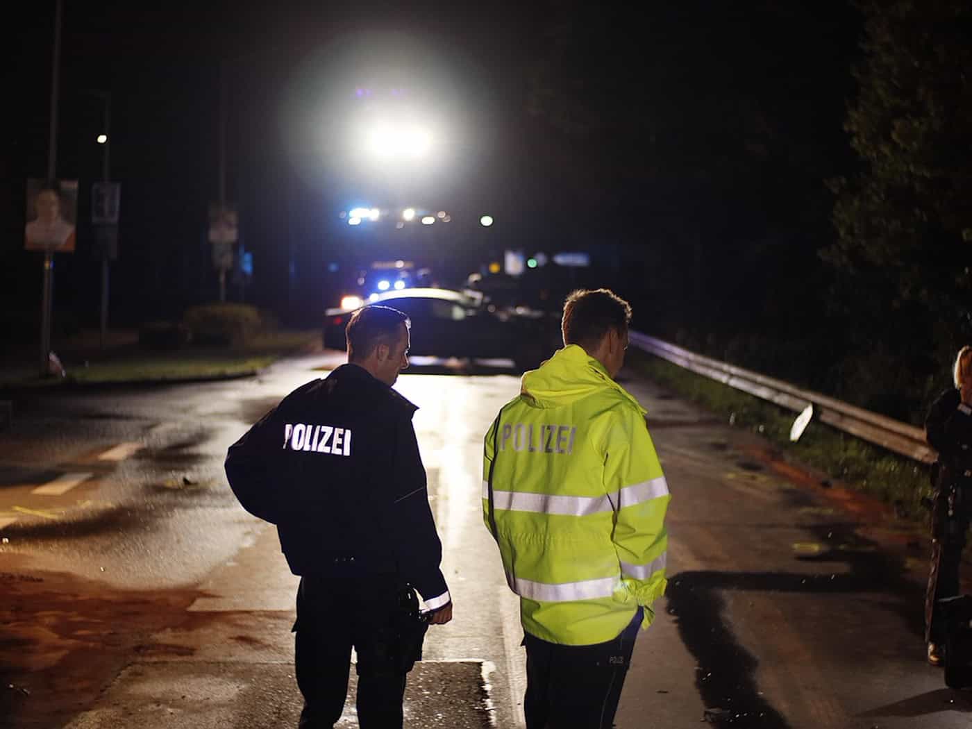 Unfall in Stauchitz, Automat gesprengt und Kellerbrand