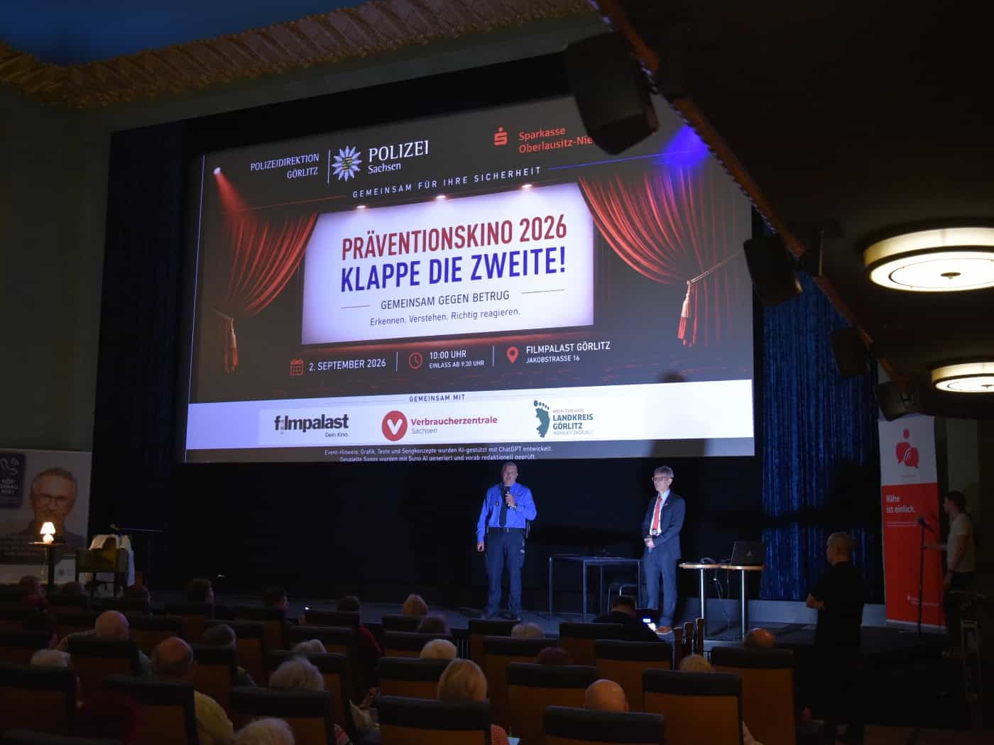 Präventionskino in Görlitz: Klappe, die Zweite!