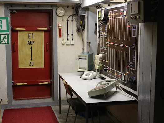 Einblick in den Stasi-Bunker Machern