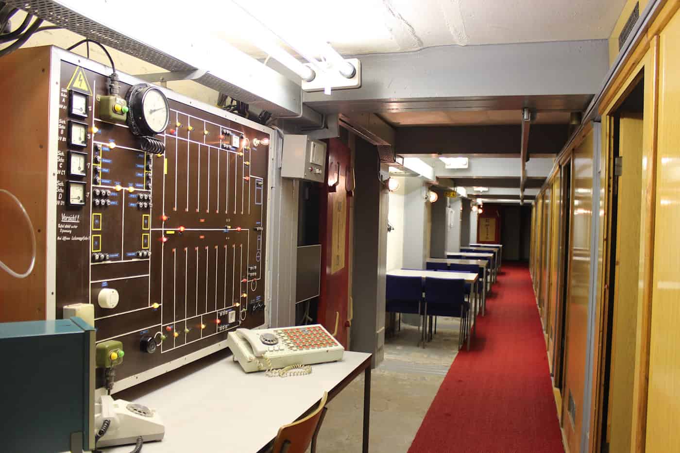 Stasi-Bunker Machern von innen Einblicke in den Stasi-Bunker Machern