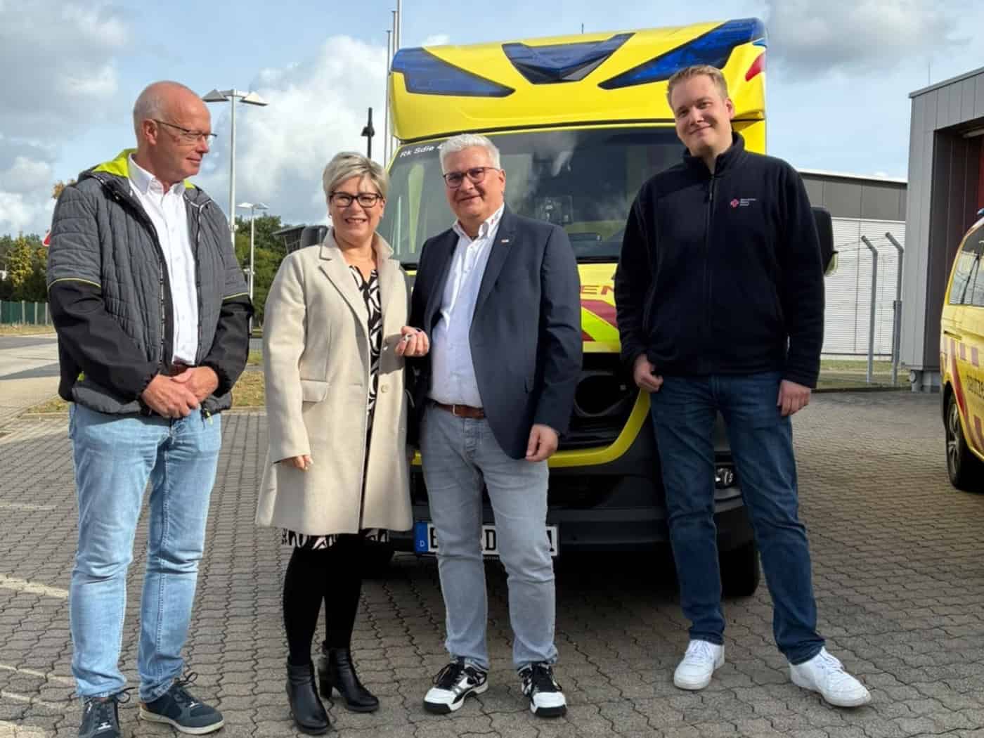 Sieben neue Fahrzeuge stärken den Rettungsdienst im Landkreis Bautzen