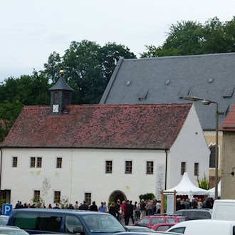 Historische Klosterruinen im Park Altzella