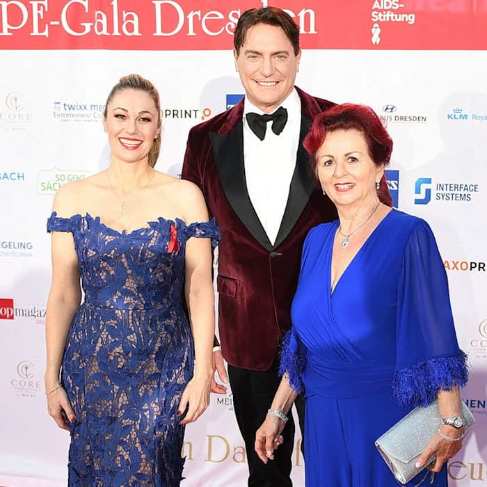 Ruth Moschner, Benjamin Bieneck und Viola Klein bei der 18. Hope Gala 2026 im Dresdener Schauspielhaus