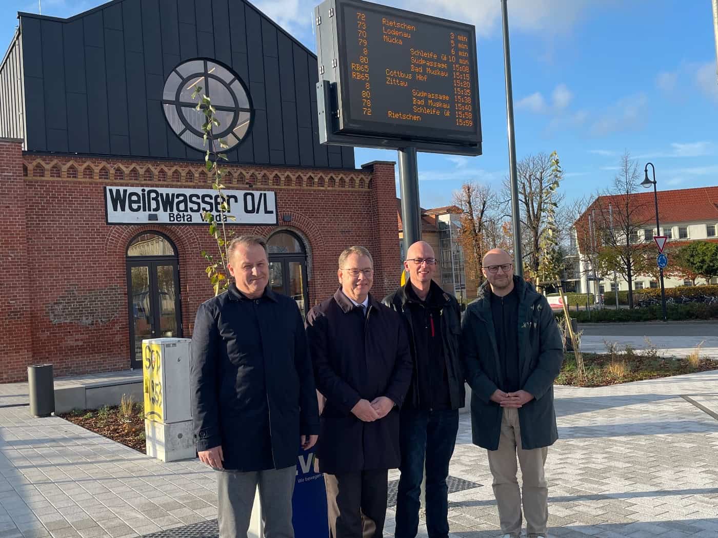 Sanierter Bahnhof Weißwasser erhält moderne Fahrgastinfo