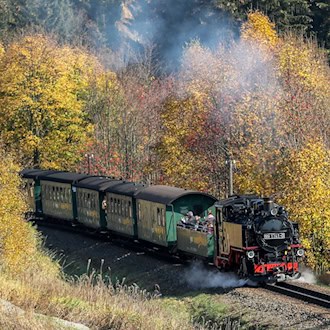 Kurze Herbstpause für die sächsische Fichtelbergbahn