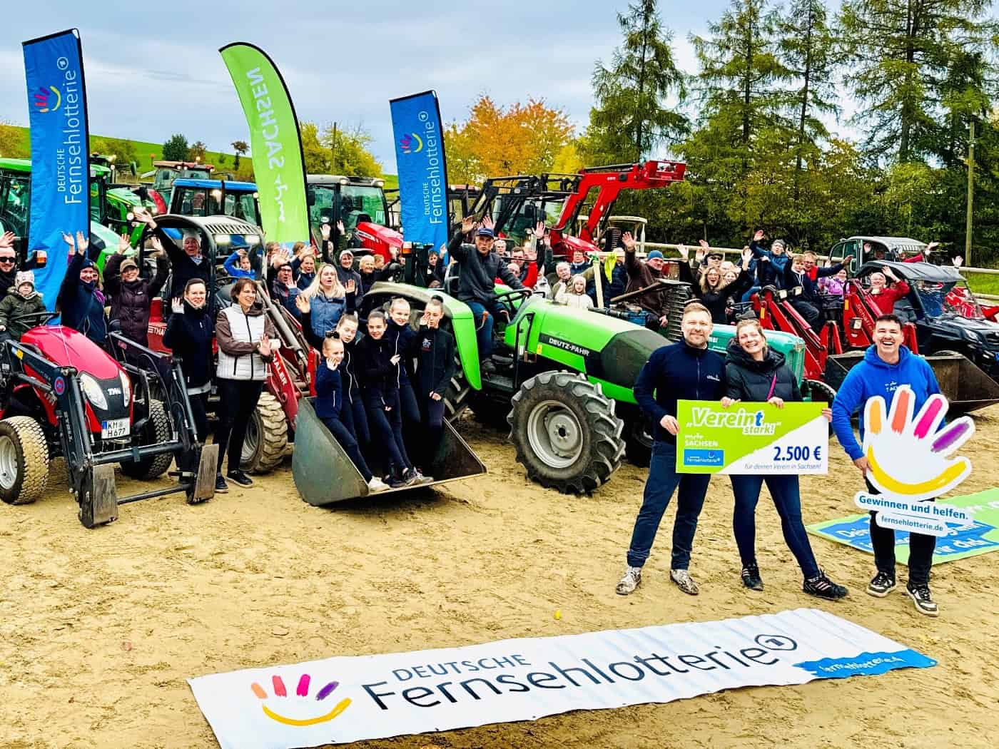 Oberbürgermeister kam mit Leih-Traktor