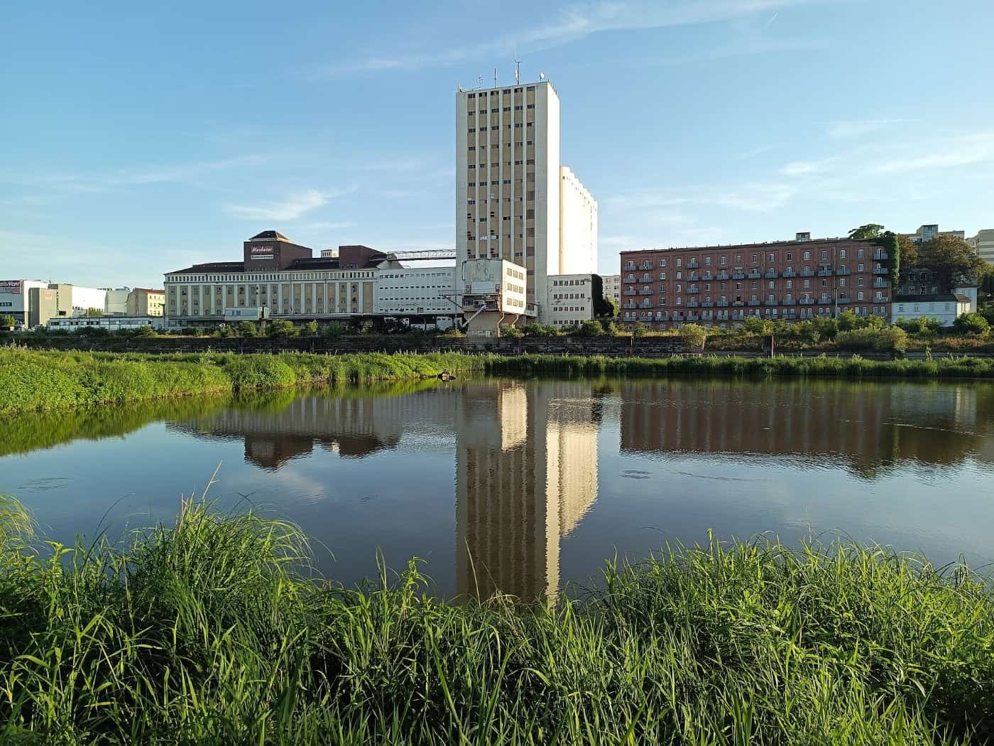 Ehemaliges Muskator-Futtermittelwerk in Riesa an der Elbe