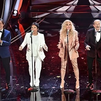 Ricchi e Poveri als Mitternachtsact beim Semperopernball